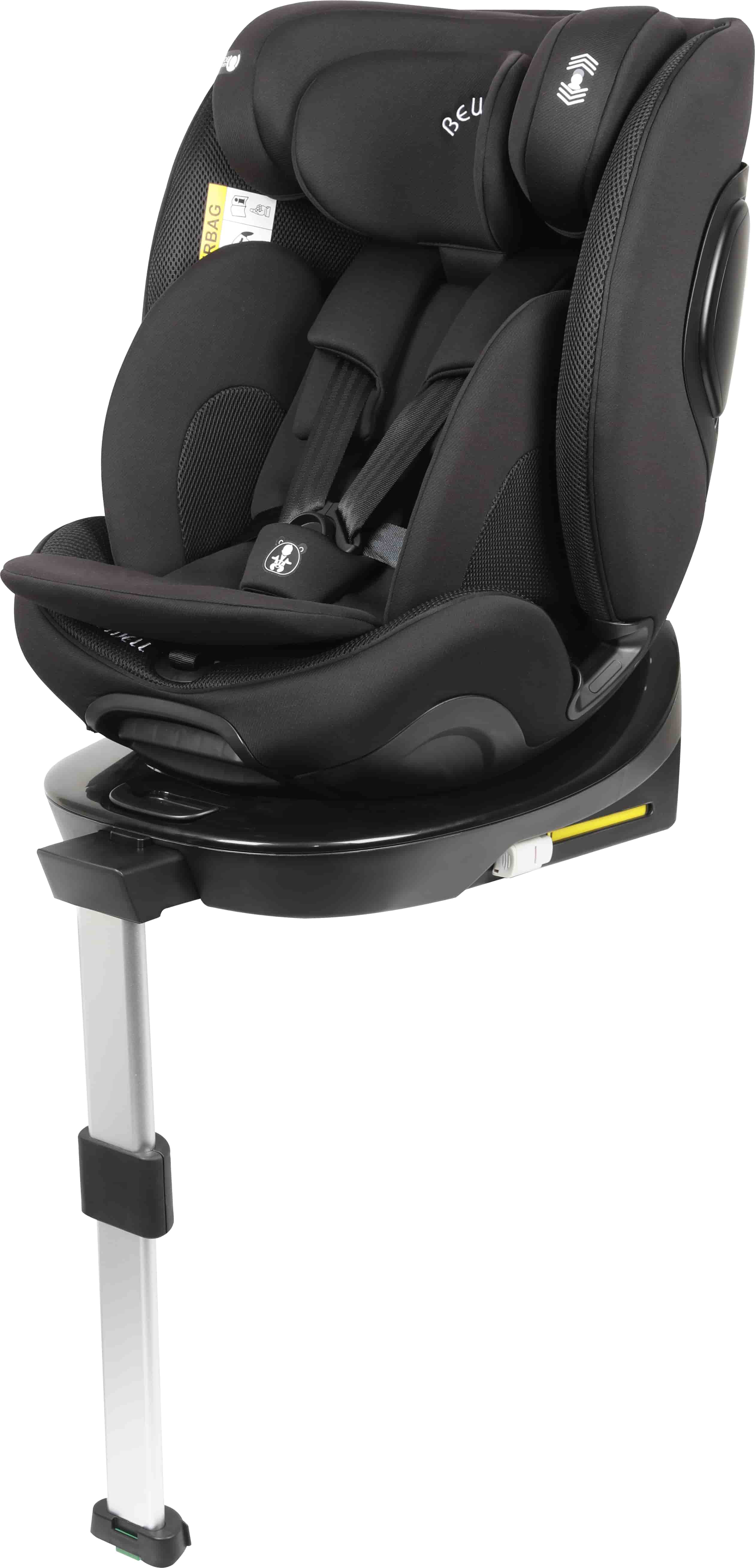 ISOFIX and Support leg Child Car Safety Seat ສໍາລັບເດັກນ້ອຍ 40-150cm